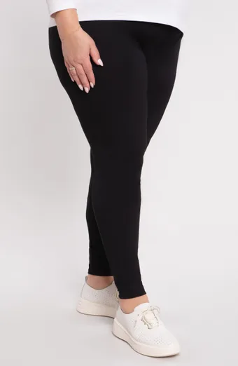 Sötétkék 3/4 magas derekú leggings