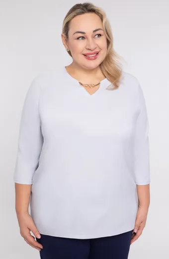 Fekete vászonblúz
