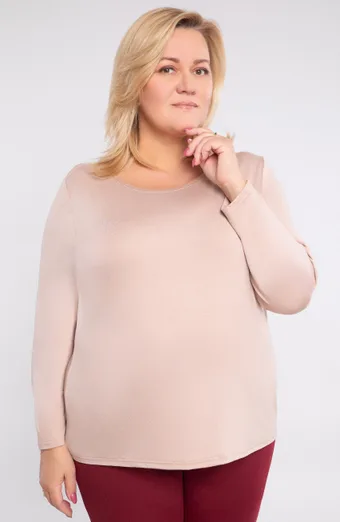 Sima sötétkék blúz