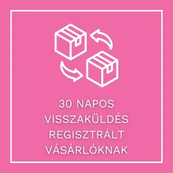 30 NAPOS VISSZAKÜLDÉS REGISZTRÁLT VÁSÁRLÓKNAK